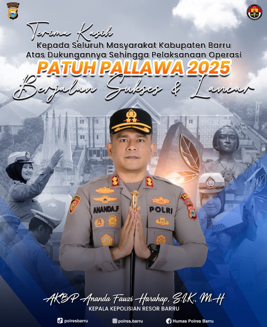 Pelaksanaan Operasi Patuh 2025 Berjalan Lancar, AKBP Ananda Fauzi: Terimakasih Masyarakat Barru