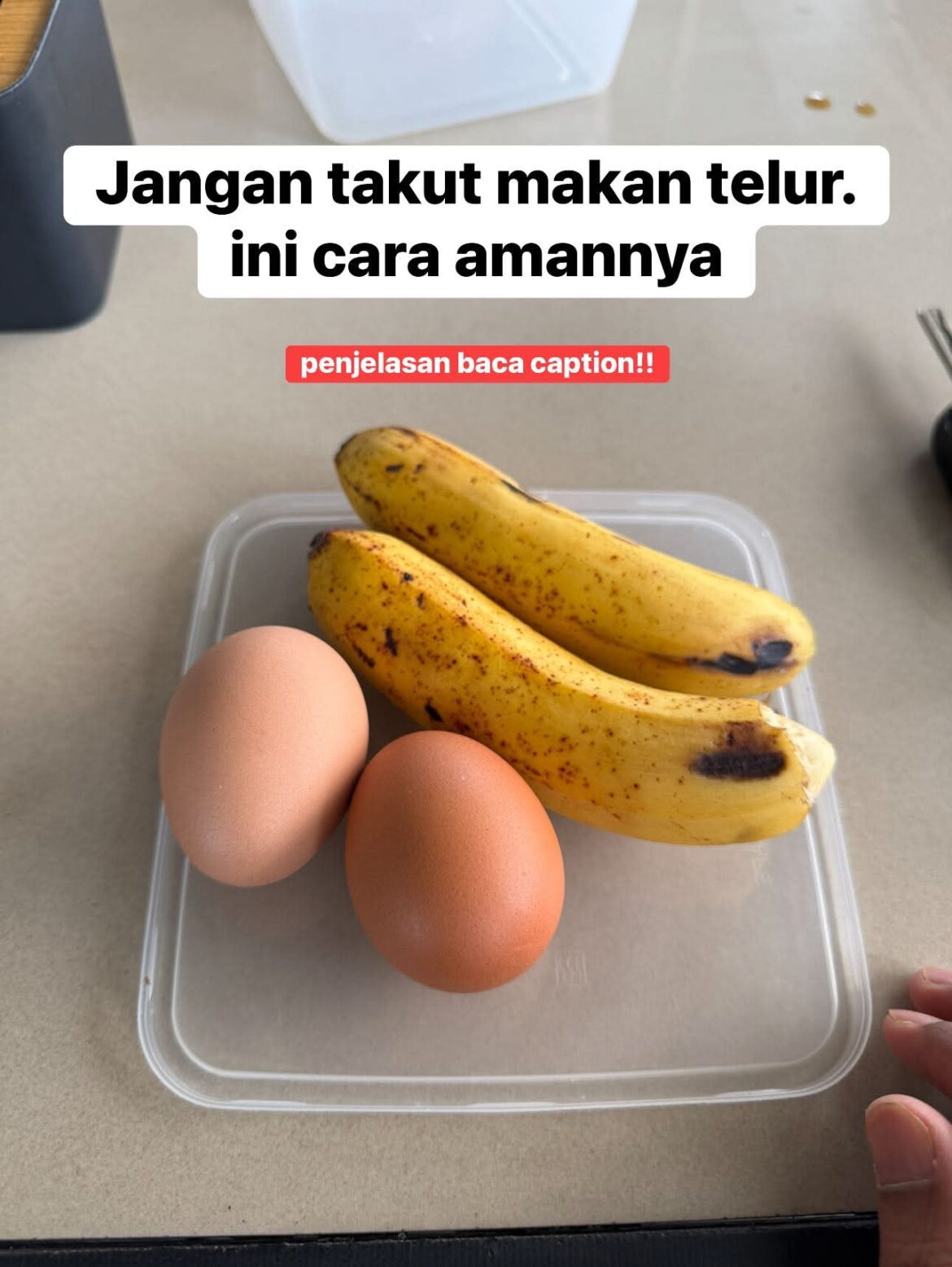 Jangan takut makan telur, ini cara aman makan telur.