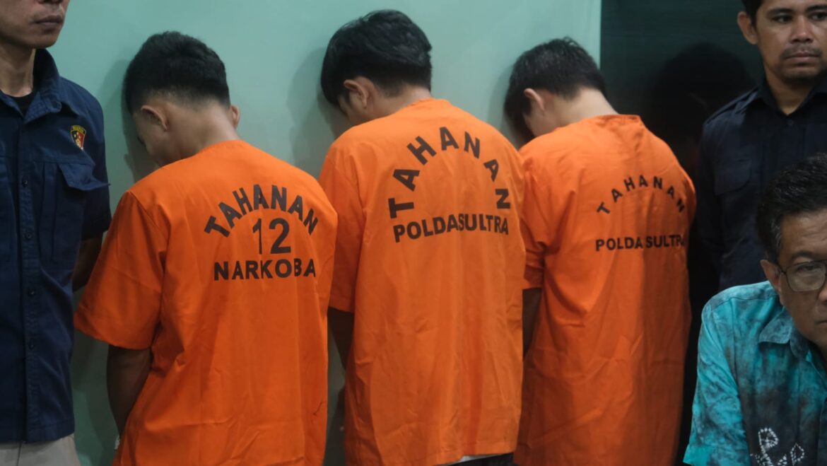 *Polda Sultra Bekuk Jaringan Fredy Pratama, 3,2 Kg Sabu Disita*