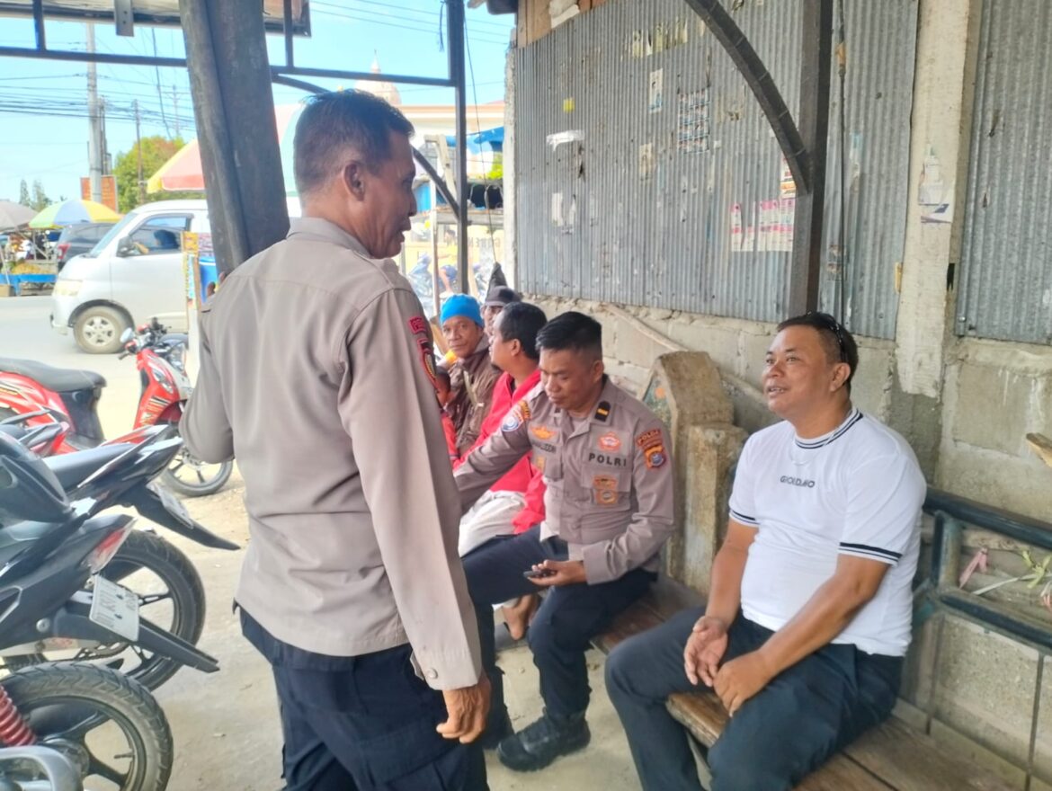 *Satgas Binmas Preemtif Polda Sultra Lakukan Monitoring Dugaan Pungli di Pasar Anduonohu Kendari*