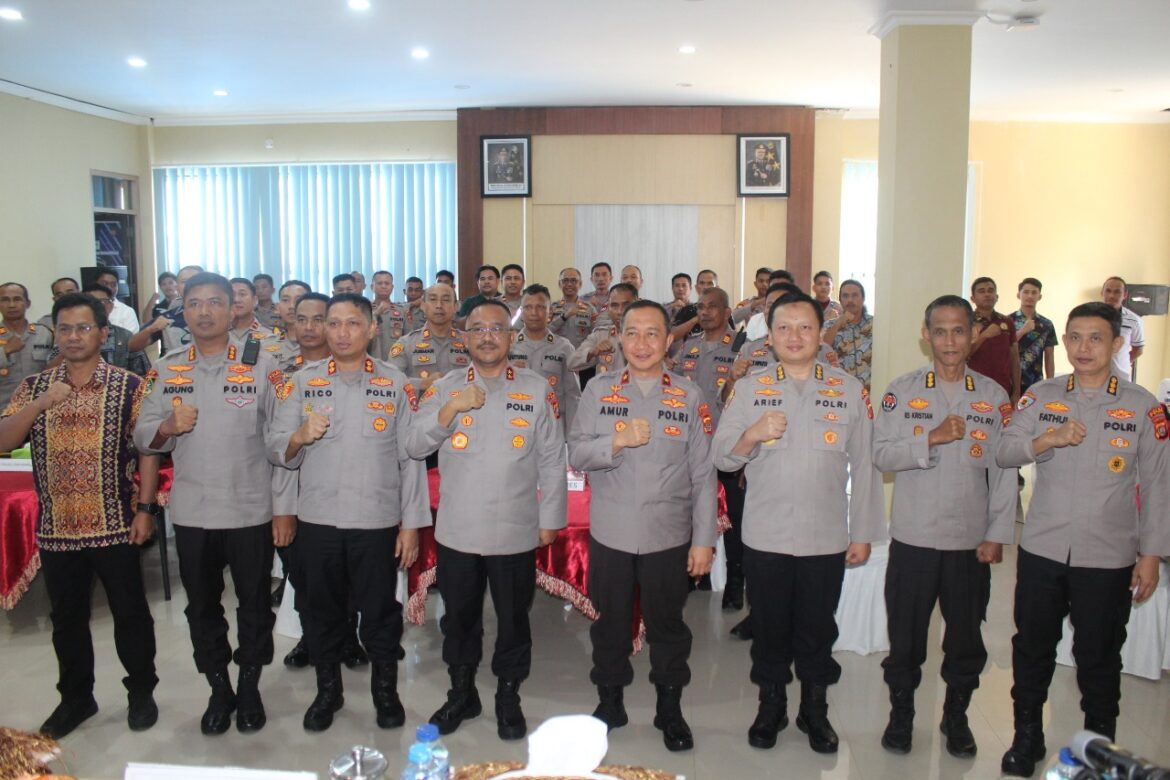 Kunker ke Konawe Utara, Kapolda Sultra Bahas Situasi Kamtibmas dan Atensi Peredaran Narkoba