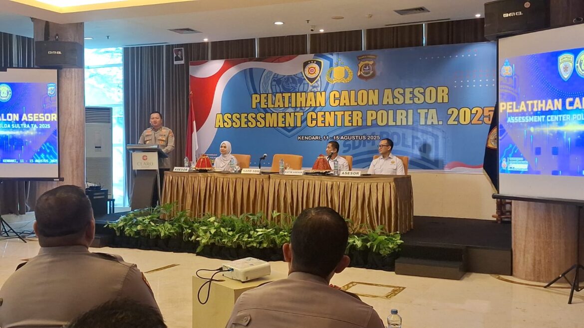 *Biro SDM Polda Sultra Gelar Pelatihan Calon Asesor Assessment Center, Dorong SDM Polri Unggul di Era 4.0*