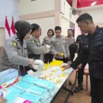 RS Bhayangkara Kendari Gelar Pemeriksaan Kesehatan Gigi, Pemberian Vitamin dan Masker, serta Deteksi Dini Narkoba bagi Personel PNPP Satbrimob Polda Sultra