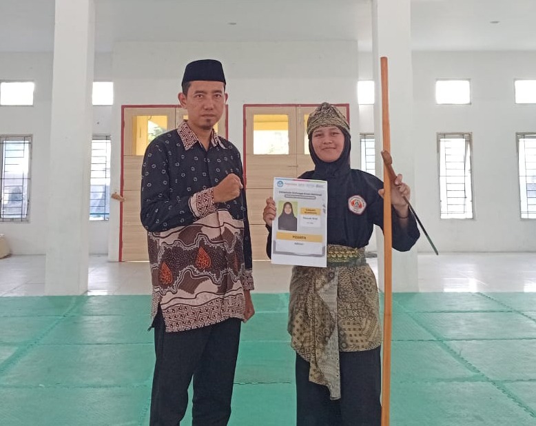 Aisyah, Siswi SMK Muhammadiyah Balebo Lolos Seleksi Pra-Porprov SulSel Cabor Pencak Silat.