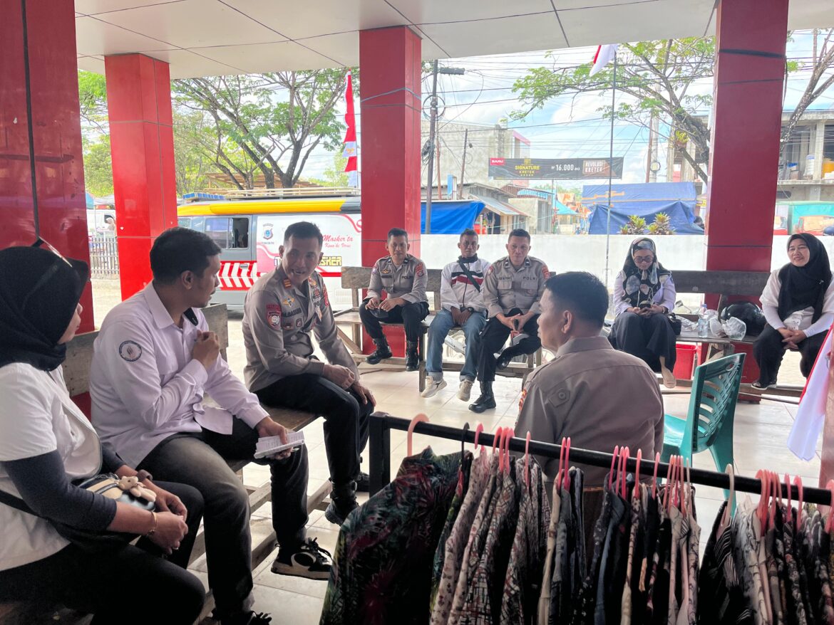 *Polisi Lakukan Monitoring Dugaan Pungli di Pasar Abeli, Kendari*