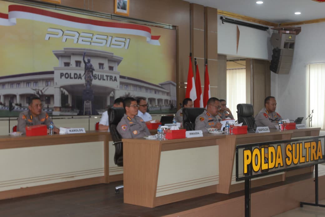 Kapolri Pimpin Vicon Serentak Bahas Beras Oplosan dan Beras SPHP, Ini Penekanan Untuk Polda Jajaran