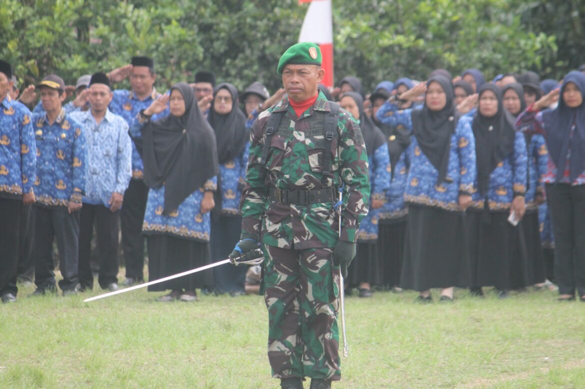 Upacara Proklamasi Kemerdekaan di Pedalaman Digelar satgas TMMD  125 kodim 1419/Enrekang.