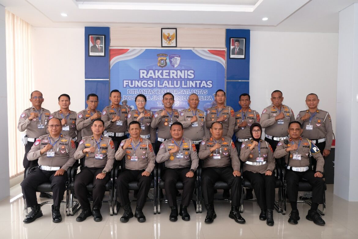 *Ditlantas Polda Sultra Gelar Rakernis Fungsi Lantas Bersama Satlantas Jajaran*