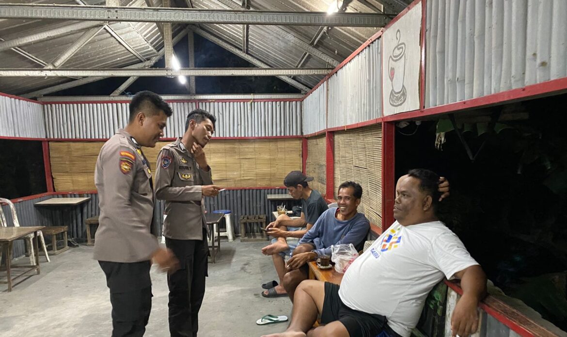 ​Polsek Tanete Riaja Intensifkan Patroli Rutin untuk Jaga Kondusifitas Wilayah