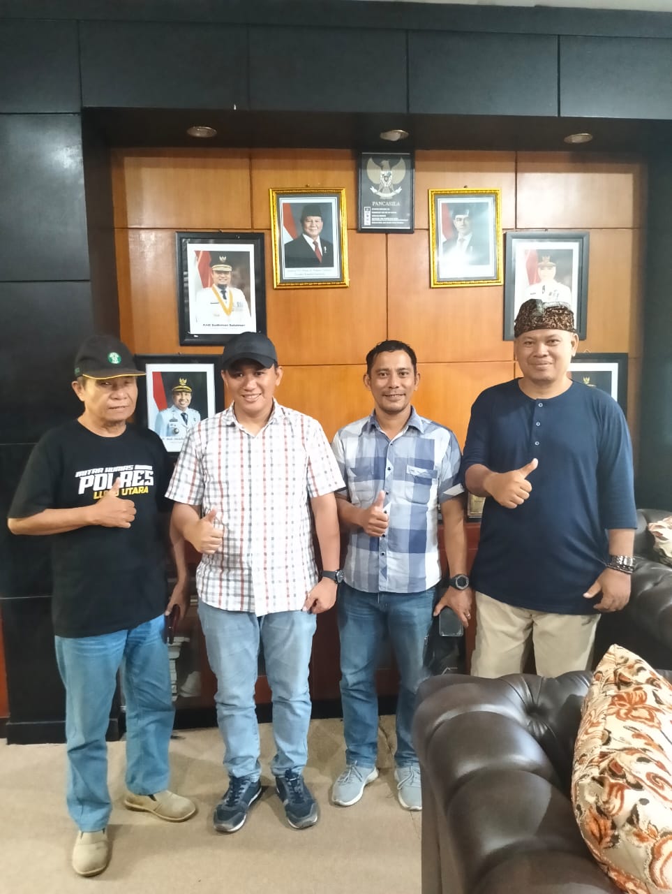 Wartawan Luwu Utara Jalin Silaturahmi dengan Ketua DPRD Kabupaten Luwu Utara