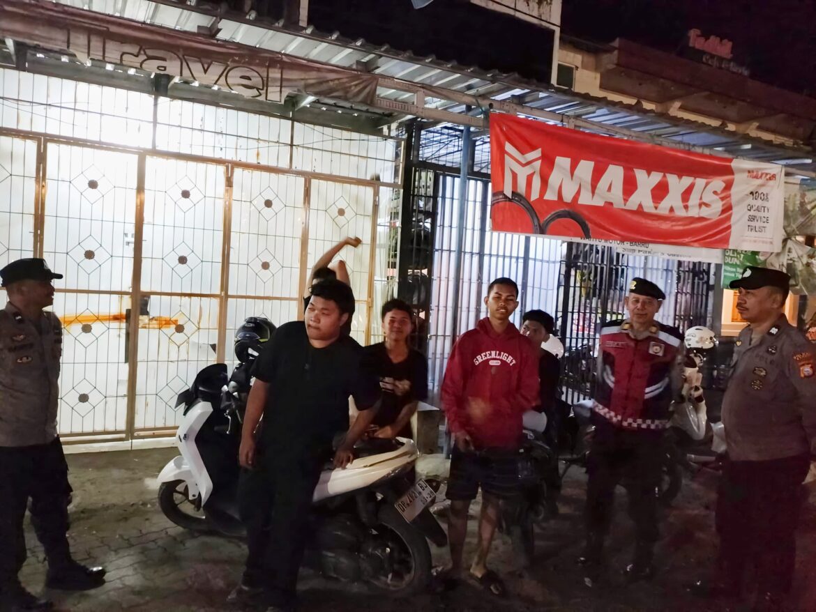 Patroli Biru Polsek Barru Jaga Kamtibmas