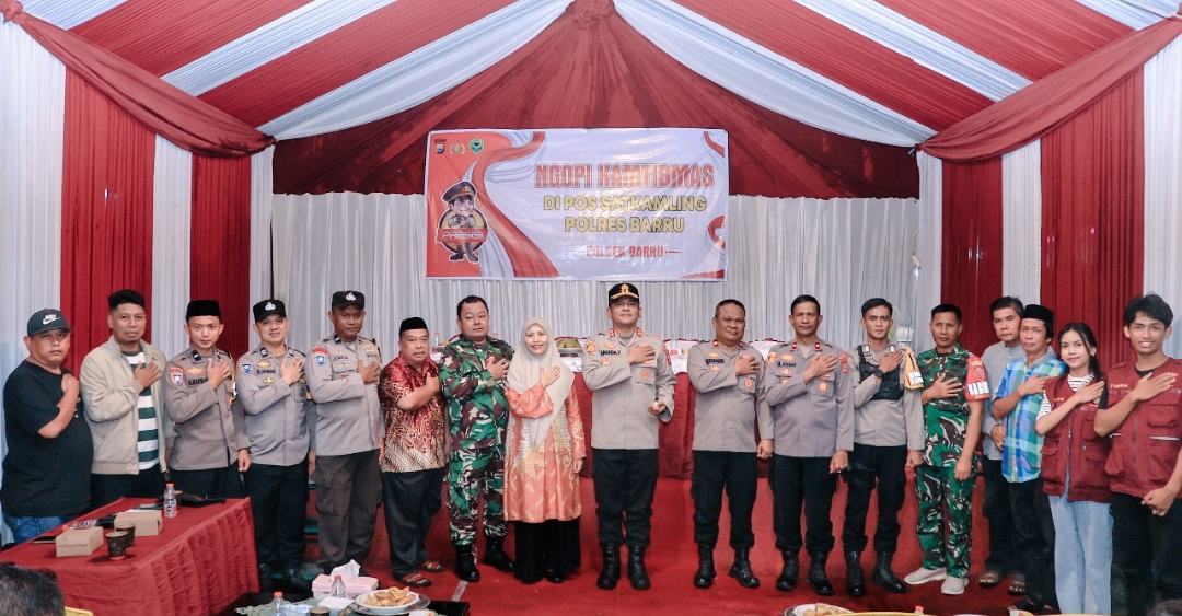 Lurah Sumpang Binangae Apresiasi Sinergi POLRI dan Warga dalam Jaga Kamtibmas
