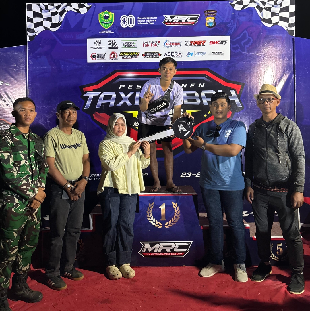 Lomba Balap Taksi Gabah ‘Mattoangin Cup Race 2025’ Sukses Digelar, Angga Sapurede Raih Juara Umum