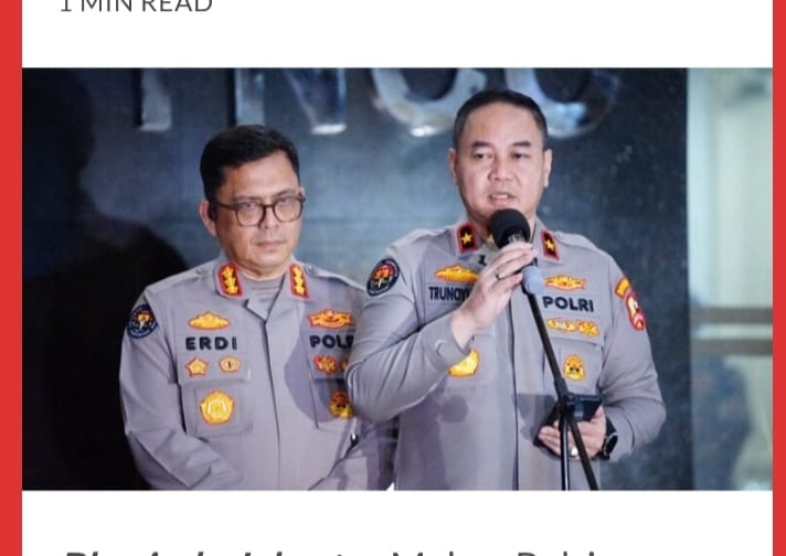 Polri Minta Seluruh Jajaran Lindungi Wartawan Saat Bertugas
