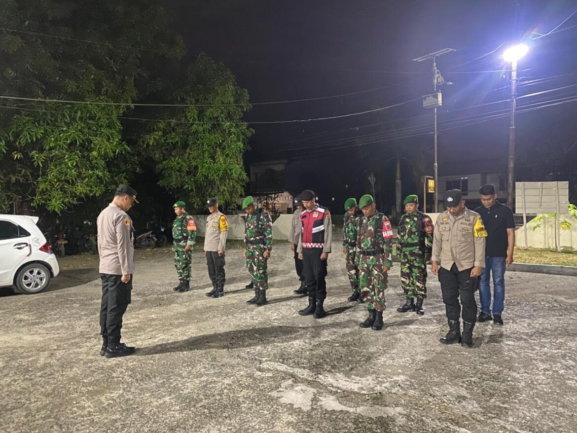​TNI-Polri di Tanete Riaja Gelar Patroli Gabungan Jaga Keamanan Wilayah