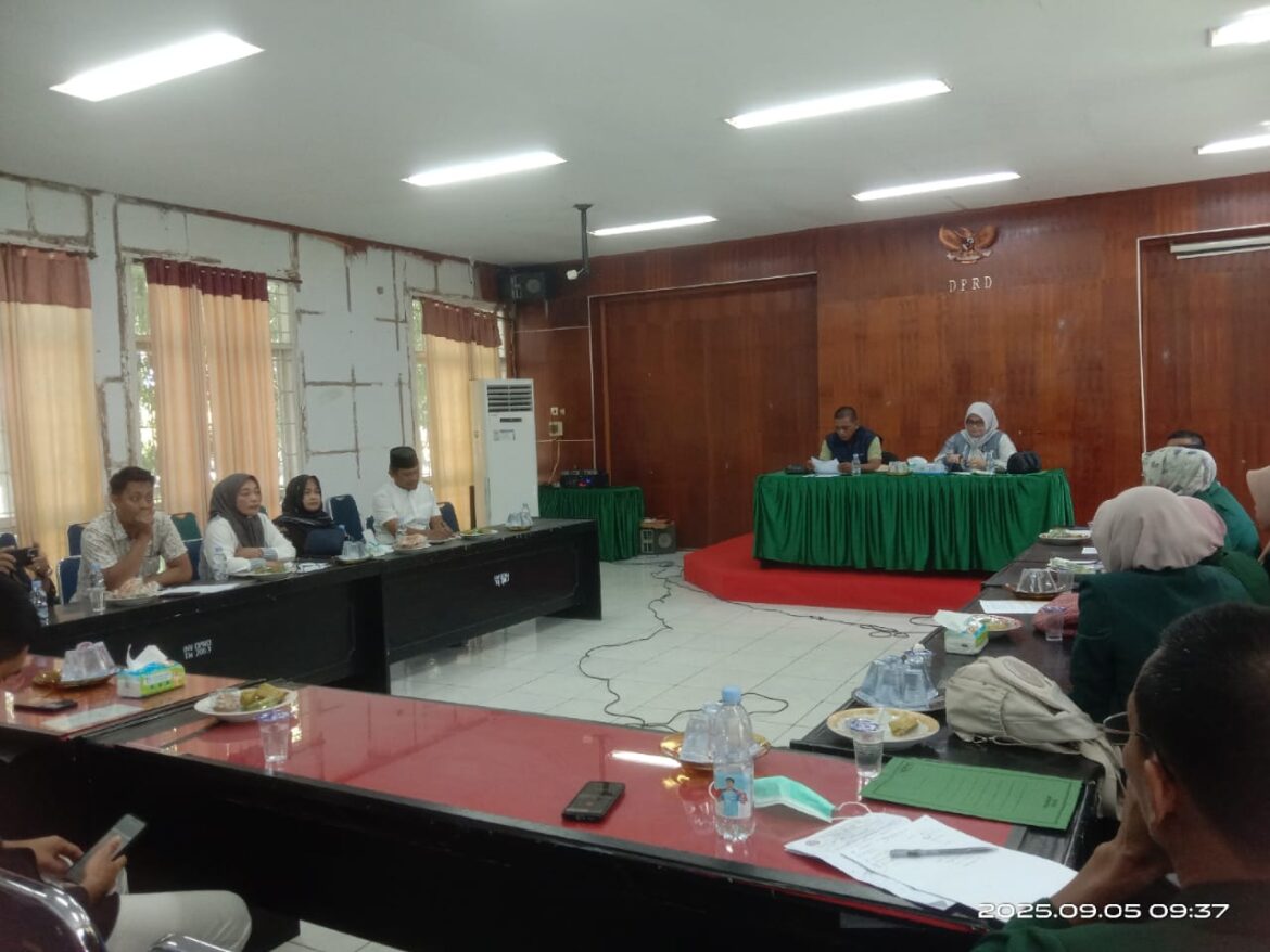 Saifuddin, SE. Dari Fraksi PAN, Menyoroti Ketidak Hadiran Kadis Dinkes Lutra Pada Saat RDP