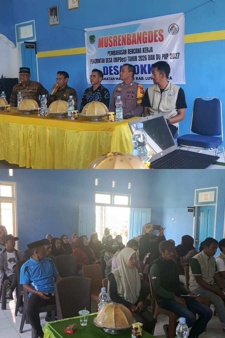 Musrembang DesaTokke Susun RKP Des Th. 2026 Dan DU PKP Th. 2027