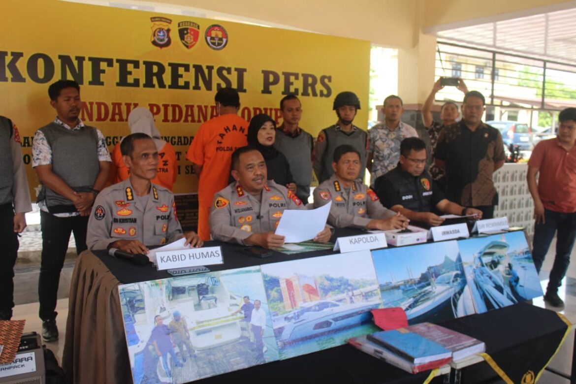 *Polda Sultra Tetapkan Dua Tersangka Kasus Korupsi Pengadaan Kapal Azimut Rp9,9 Miliar*