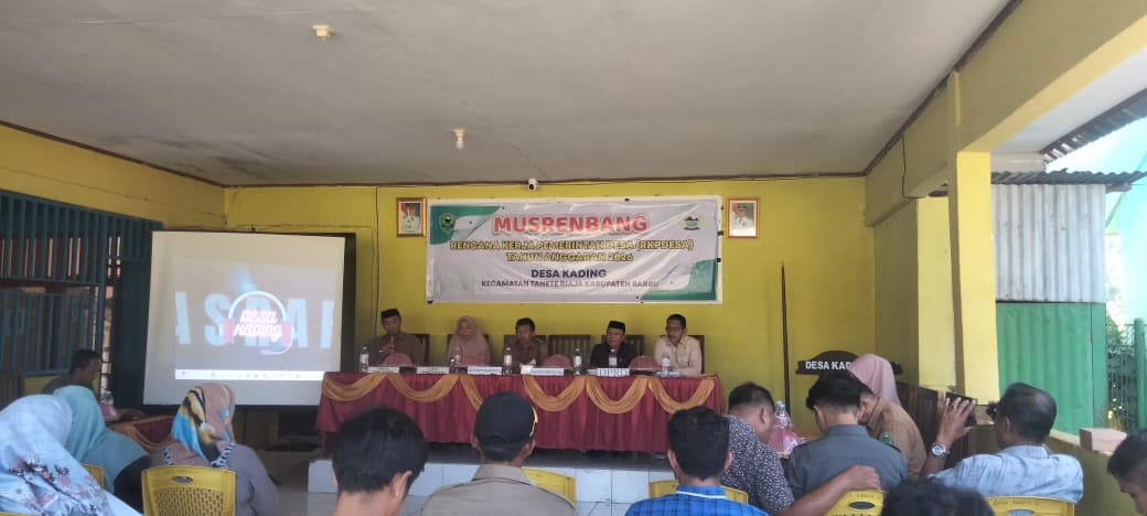Desa Kading Gelar Musrenbang, Susun RKPDesa untuk Pembangunan Berkelanjutan 2026