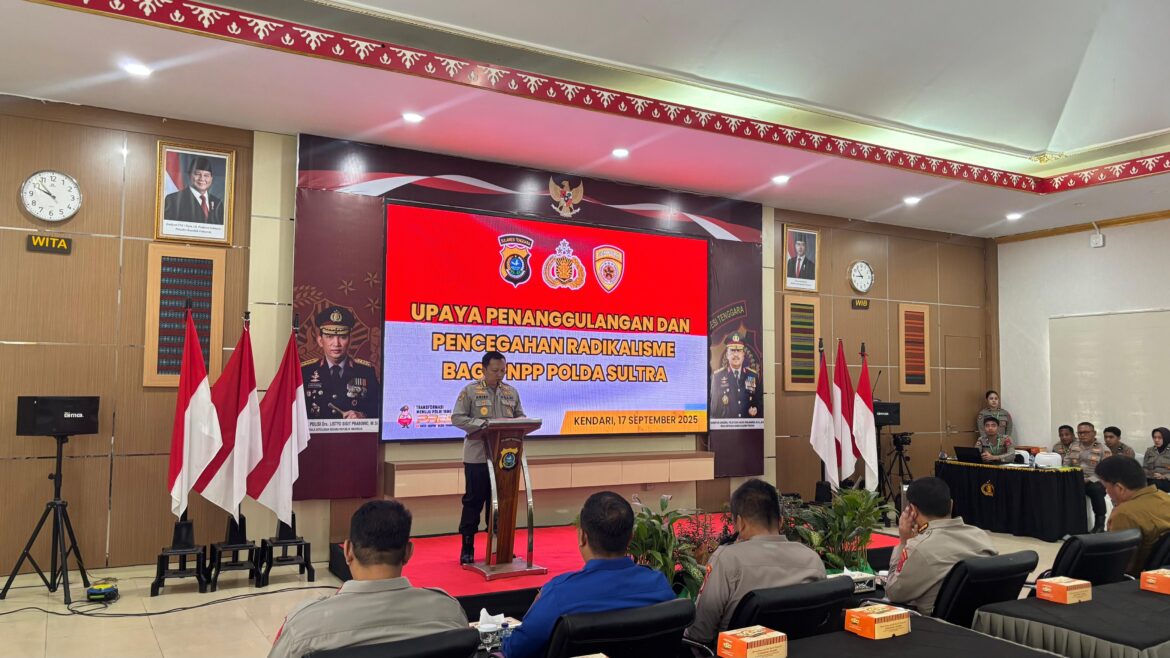 *Polda Sultra Gelar Penyuluhan Penanggulangan dan Pencegahan Radikalisme*
