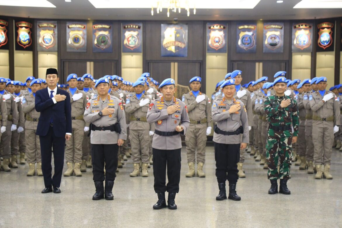 *Mengemban Misi Perdamaian: Pelepasan Satgas FPU 7 MINUSCA oleh Polri*