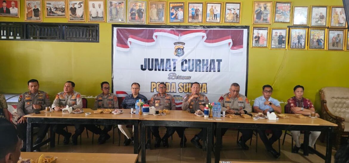 *Polda Sultra Gelar Jumat Curhat, Warga Sampaikan Aspirasi Soal Lalu Lintas dan Narkoba*