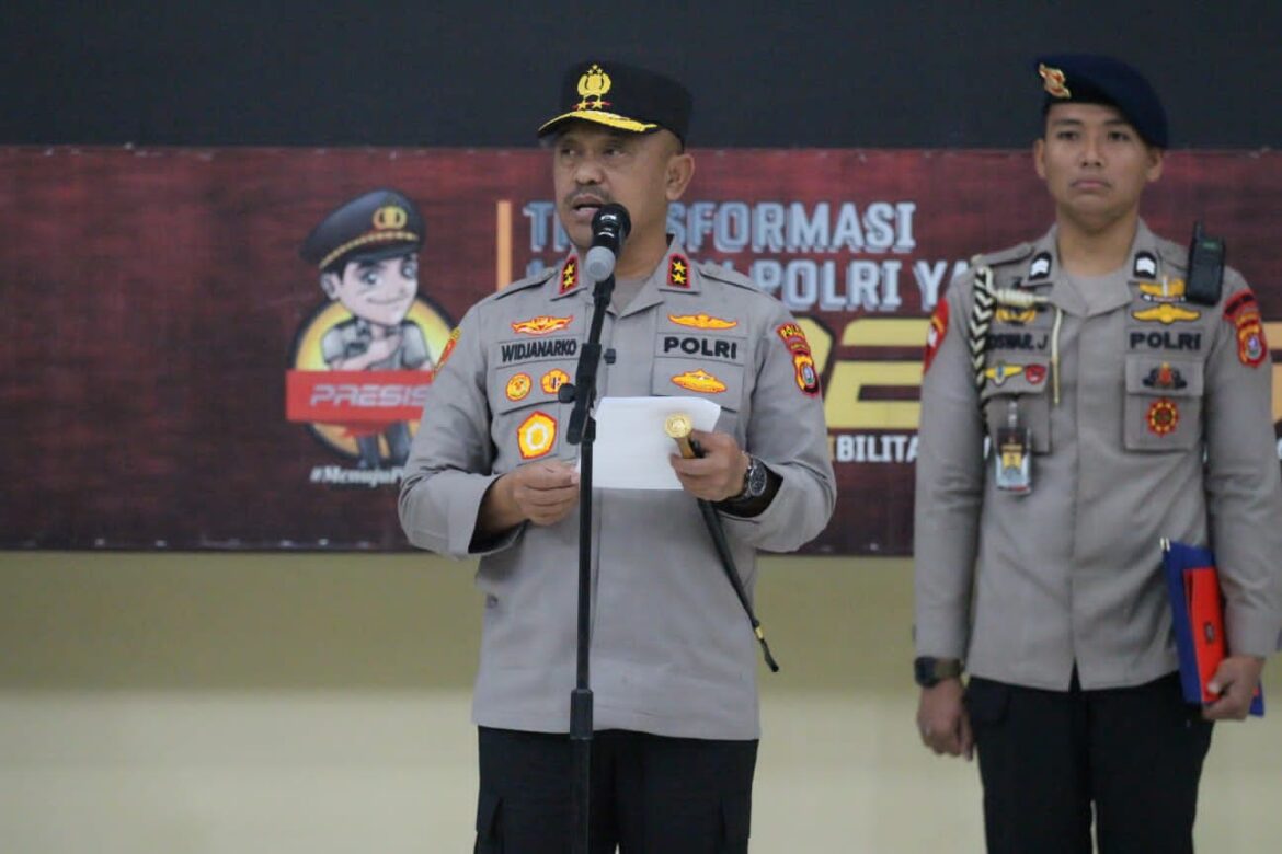 *Kapolda Sultra Pimpin Apel Gelar Pasukan Pengamanan STQH Nasional ke-28 di Kendari*