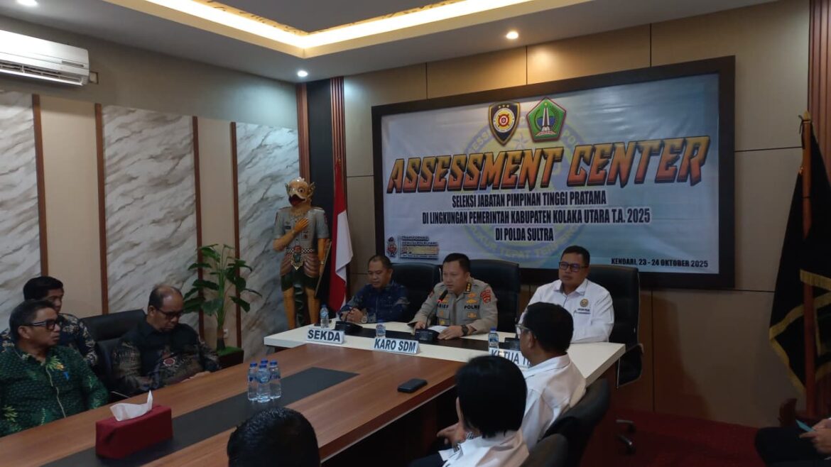 Polda Sultra Gelar Assessment Center Jabatan Pimpinan Tinggi Pratama Pemkab Kolaka Utara*