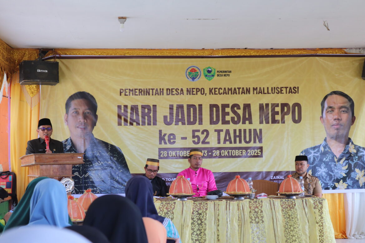 Penuh Kebersamaan dan Hangat, Desa Nepo Rayakan Hari Jadi ke-52 di Momen Sumpah Pemuda