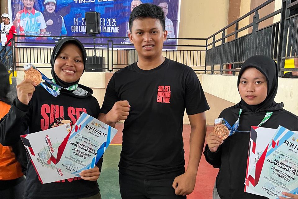​Dukungan Penuh Polres Barru Antar Dua Atlet Tinju Putri Lolos Porprov 2026