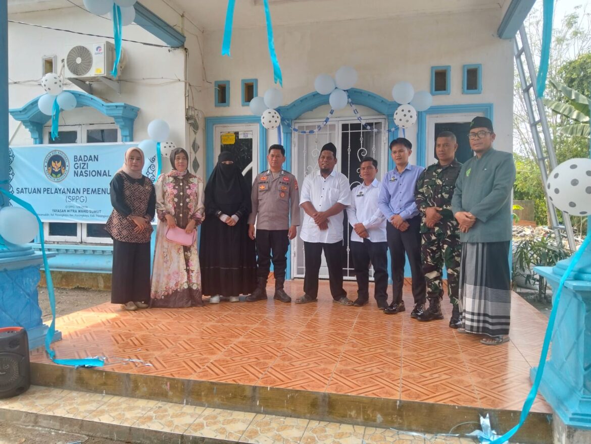 Peresmian Dapur MBG, Yayasan Mitra Wahid Sumut di Pasangkayu III, Layani 1.150 Siswa
