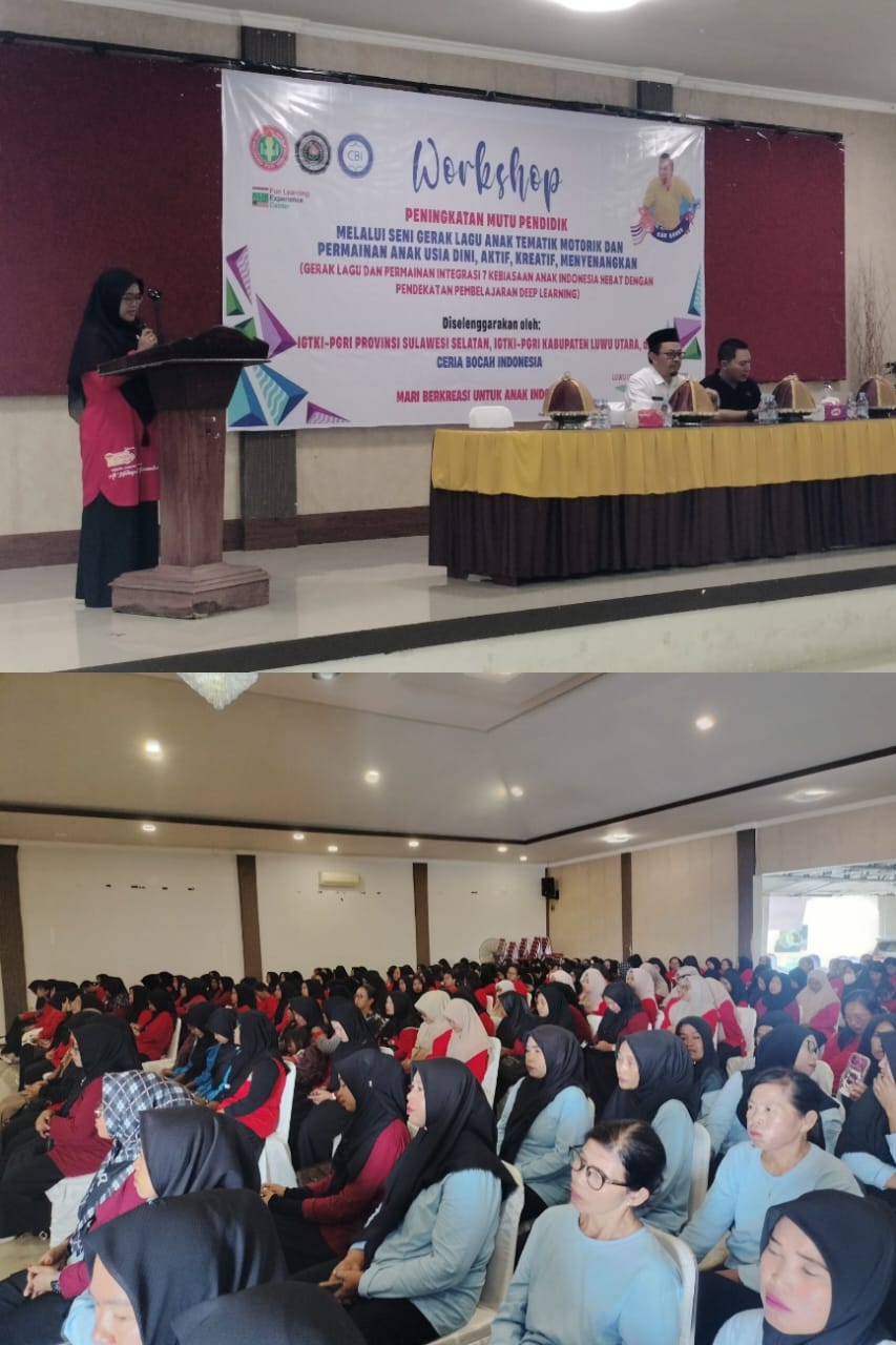 IGTKI Luwu Utara Sukses Gelar Workshop Peningkatan Mutu Pendidik, Hadirkan Pendiri CBI dari Yogyakarta