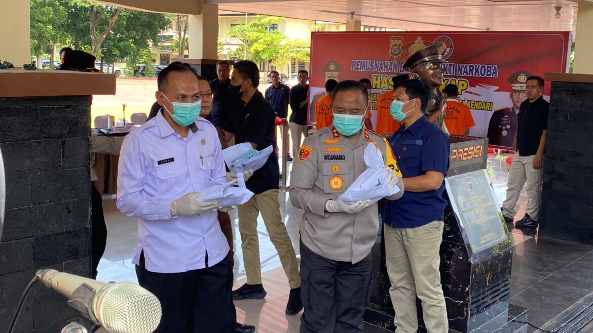 *Musnahkan Sabu 2,41 Kg, Kapolda: Ayo Bersama Perangi Narkoba*