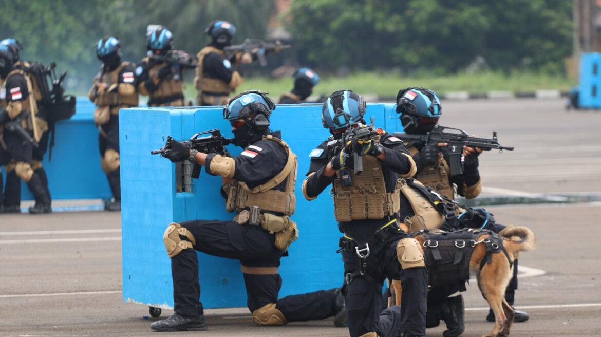 *Polri Terkait Perdamaian Gaza Brimob Siapkan 350 Personel.*