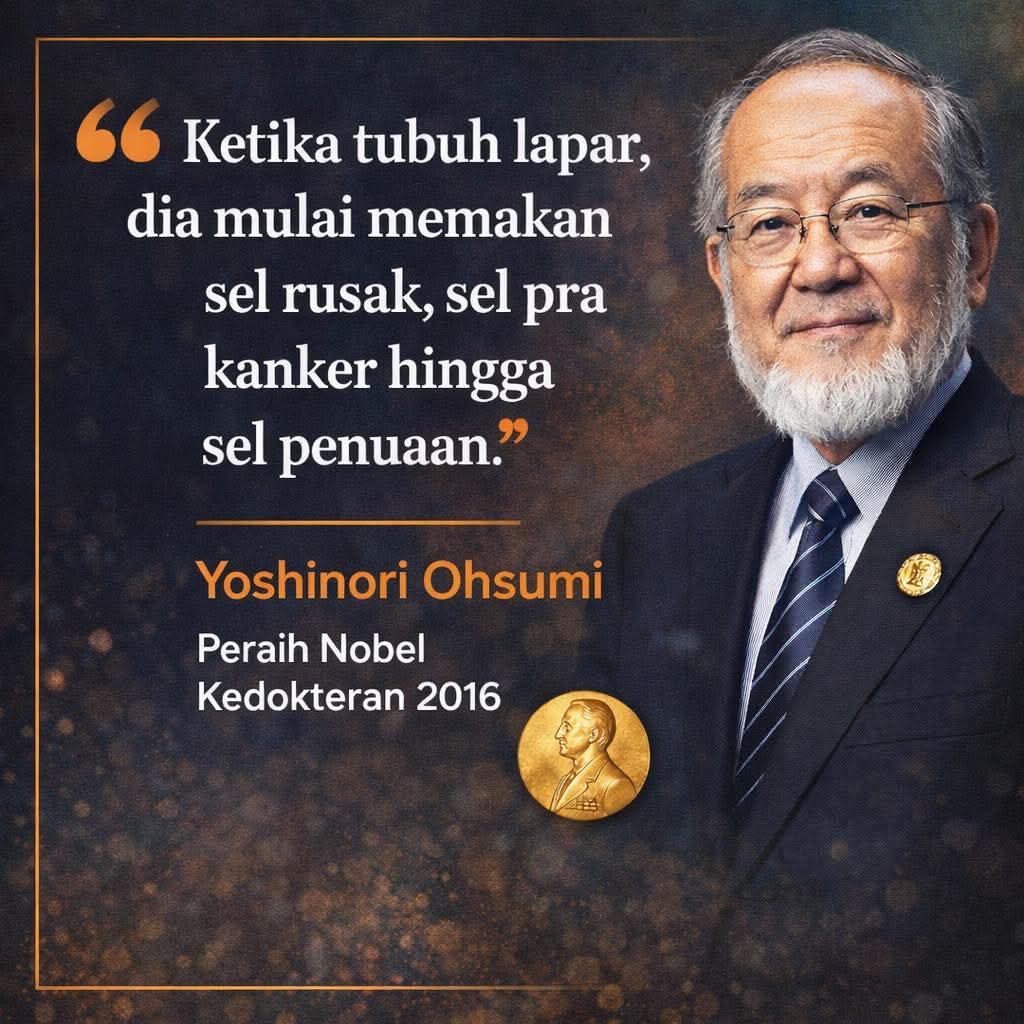 Tubuh itu Bukan Lemah Saat lapar. Justru saat Itulah Mekanisme Penyembuhan Alami Bekerja.