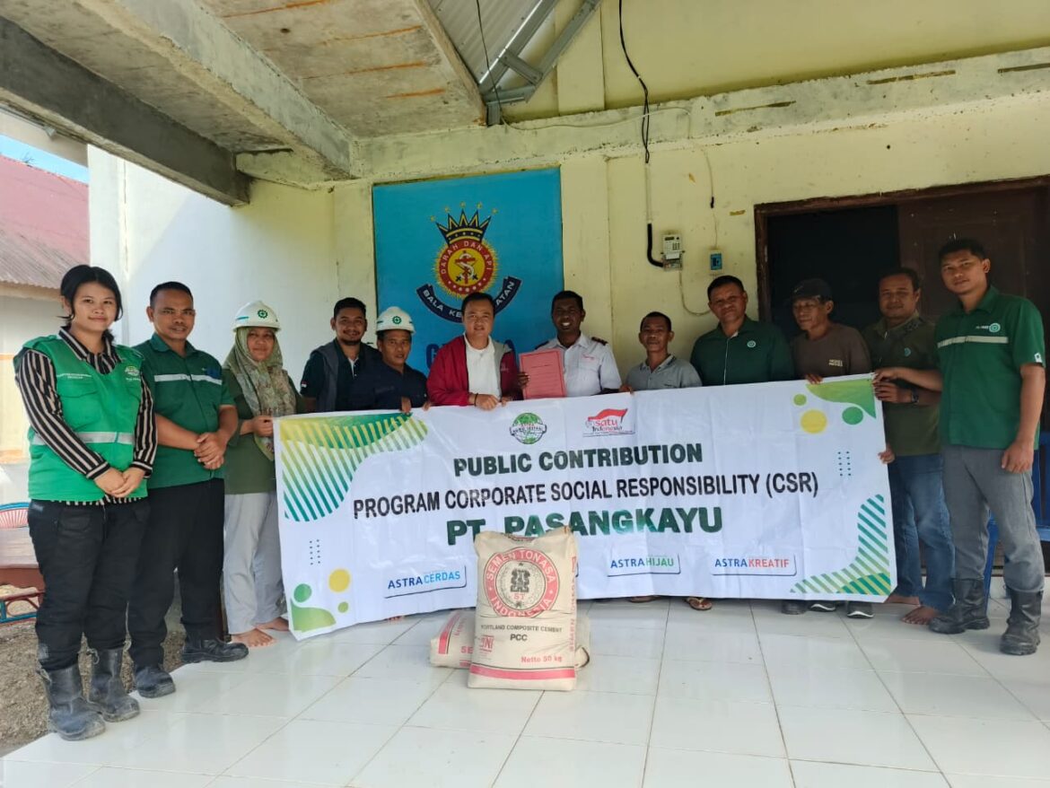 PT Pasangkayu Komitmen Bantu Material Pembangunan Tempat Ibadah