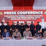 Press Conference Polres Gowa: Pelaku Kejahatan Anak Ditangkap Setelah Berulang Kali Beraksi