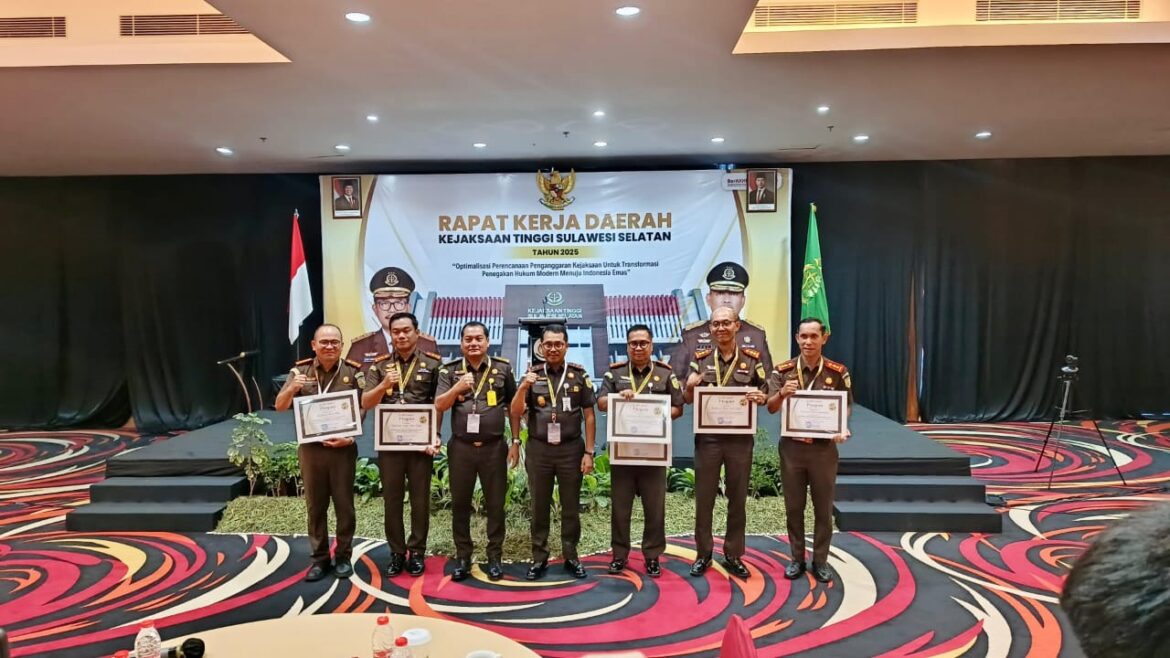 Patut Diacungi Jempol, Datun Kejaksaan Negeri Luwu Utara Sabet Peringkat 2 Kinerja Terbaik Se-Sulsel dalam Rakerda