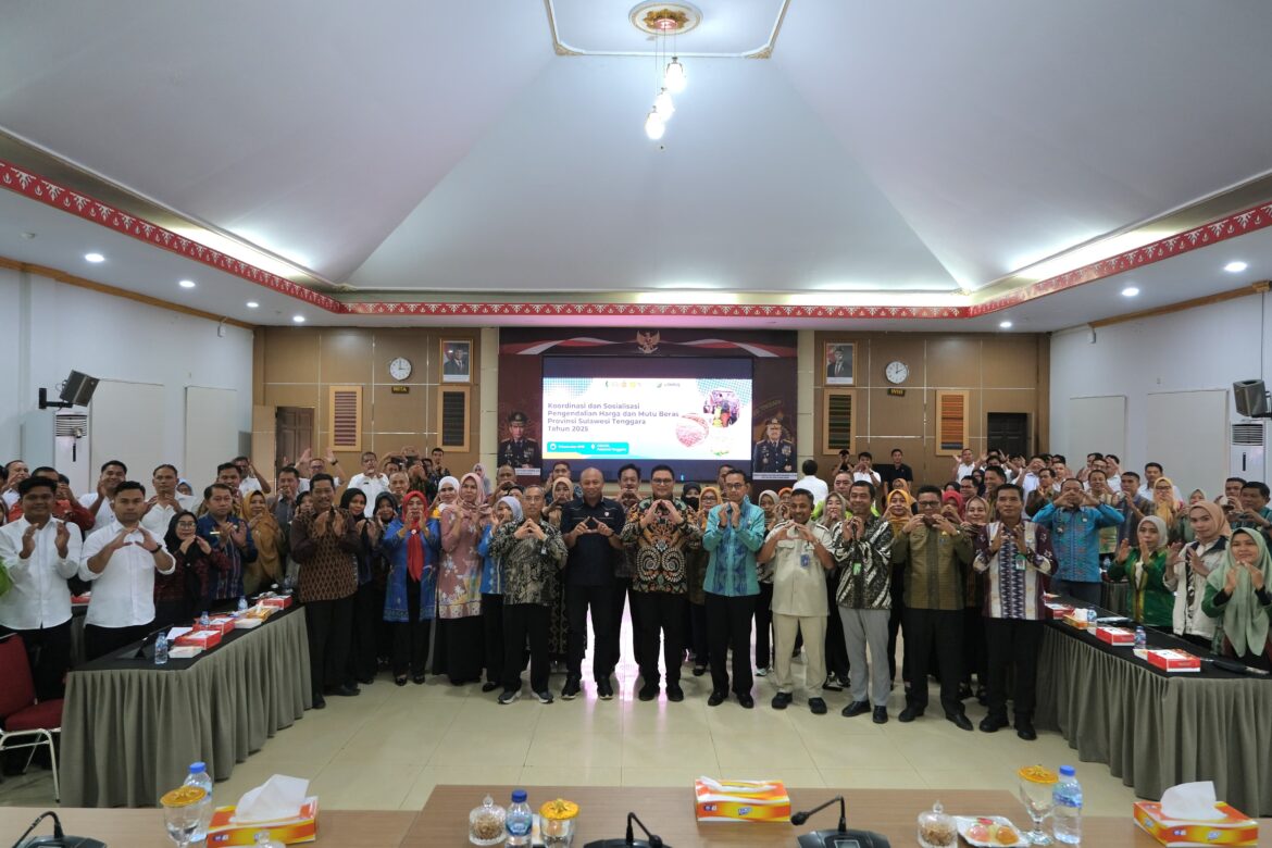 🌾 Hadapi Nataru, Polda Sultra dan Bapanas Gelar Rapat Koordinasi Pengendalian Harga dan Mutu Beras