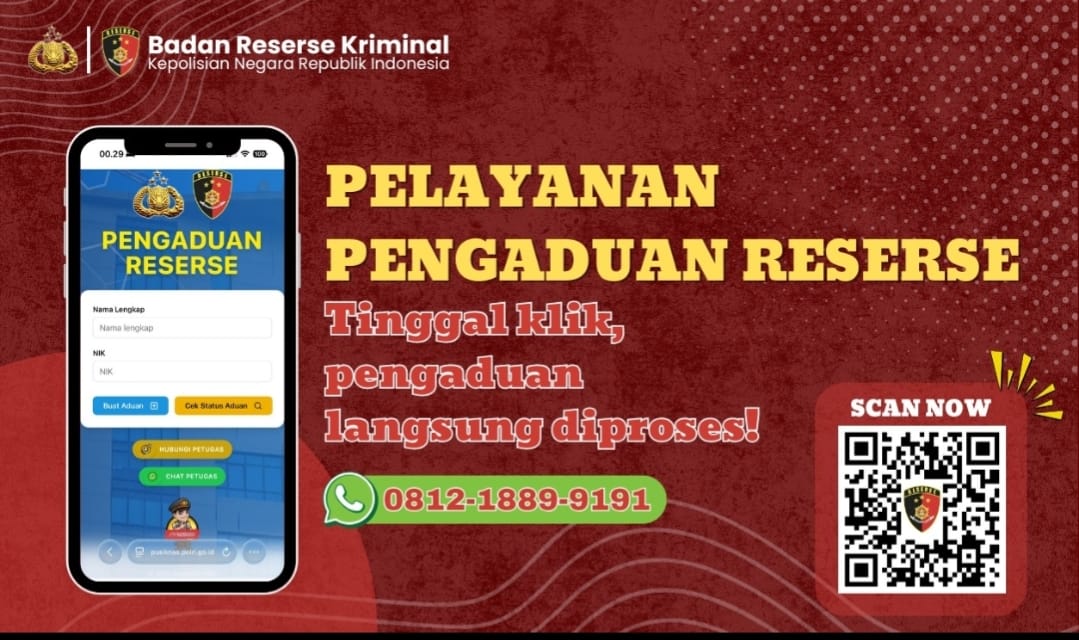 *Wakapolri Luncurkan Program Pelayanan Pengaduan Reserse*