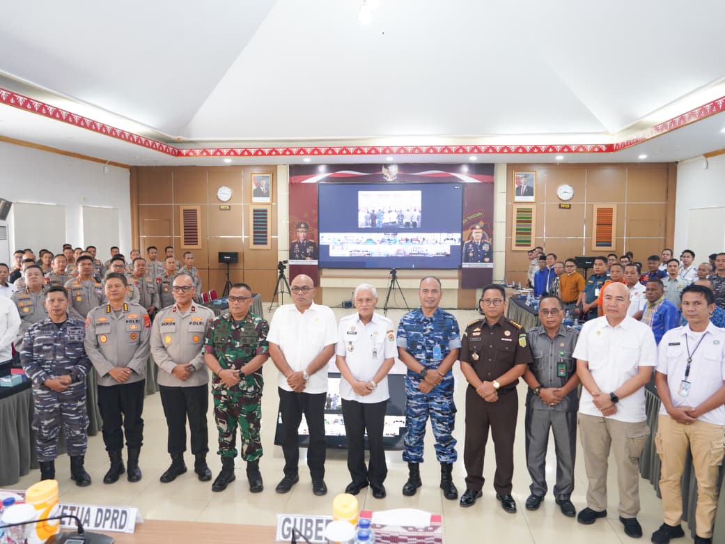 *Polda Sultra Gelar Rakor Lintas Sektoral Jelang Pengamanan Natal 2025 dan Tahun Baru 2026*