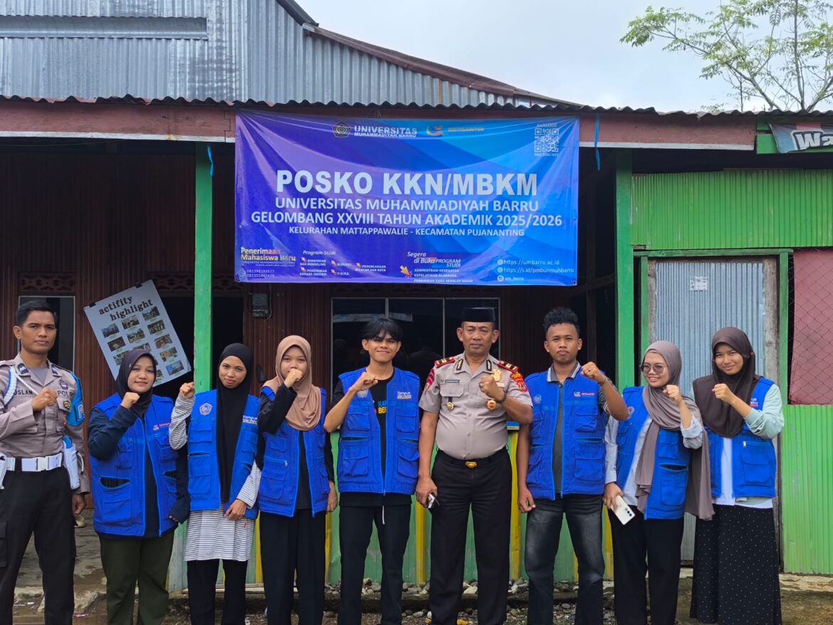 Sinergi Polri dan Akademisi: Kapolsek Pujananting Bekali Mahasiswa KKN Pesan Kamtibmas