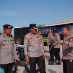 Kapal MV Egon Tiba di Pelabuhan Krueng Geukueh, Kapolres Lhokseumawe Terima Bantuan Polri