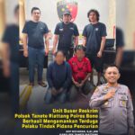 Kerja Cepat dan Penyelidikan Intensif yang Dilakukan Tim Opsnal Polsek Tanete Riattang Polres Bone Kembali Membuahkan Hasil.