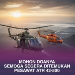 Pesawat Diduga Jatuh Akhirnya Meledak