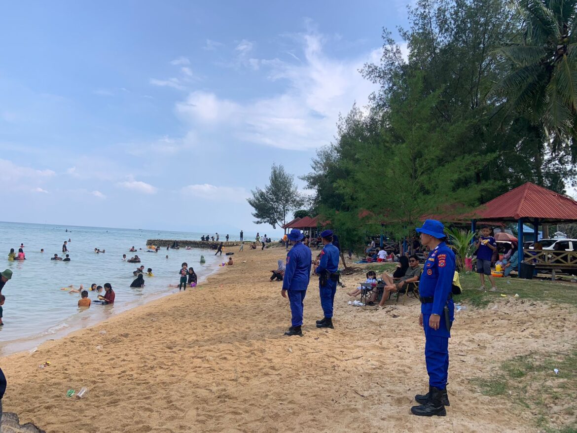 Ditpolairud Polda Sultra Laksanakan Pengamanan Tempat Wisata dalam Rangka Nataru 2026