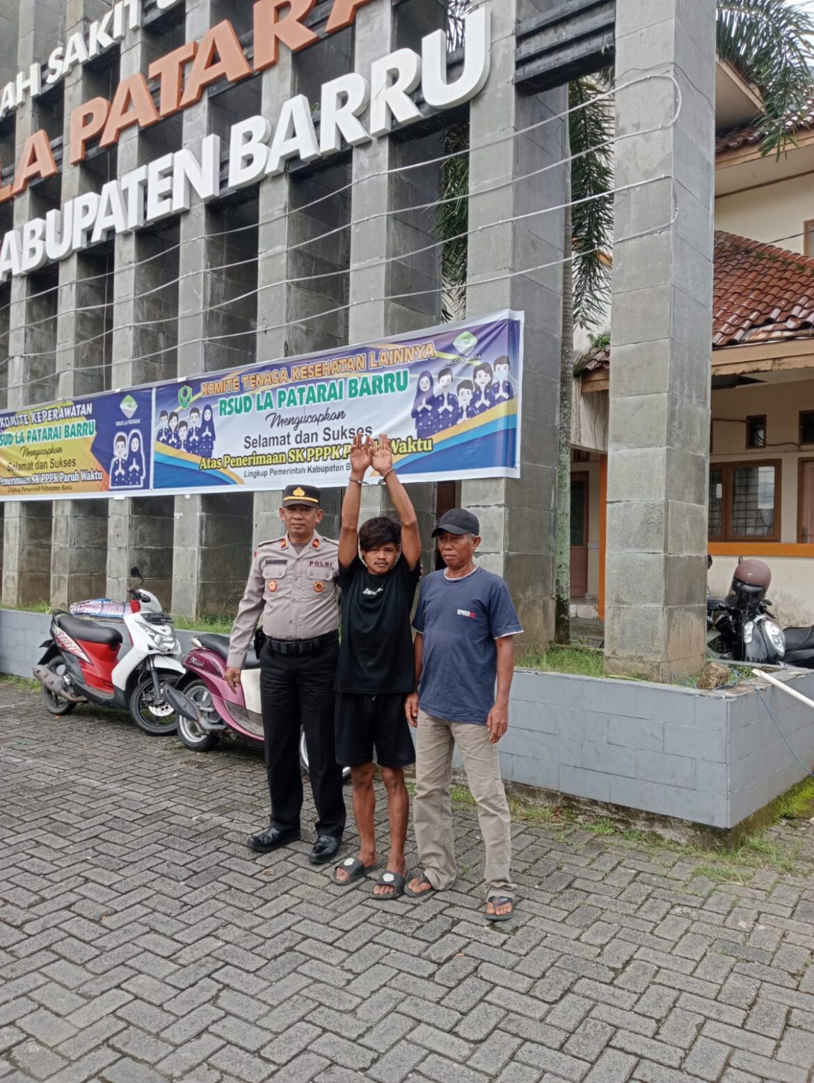 Kolaborasi Lintas Polsek di Barru, Fasilitasi Muhammad Rizal dan Lanru Mendapatkan Perawatan Medis yang Layak