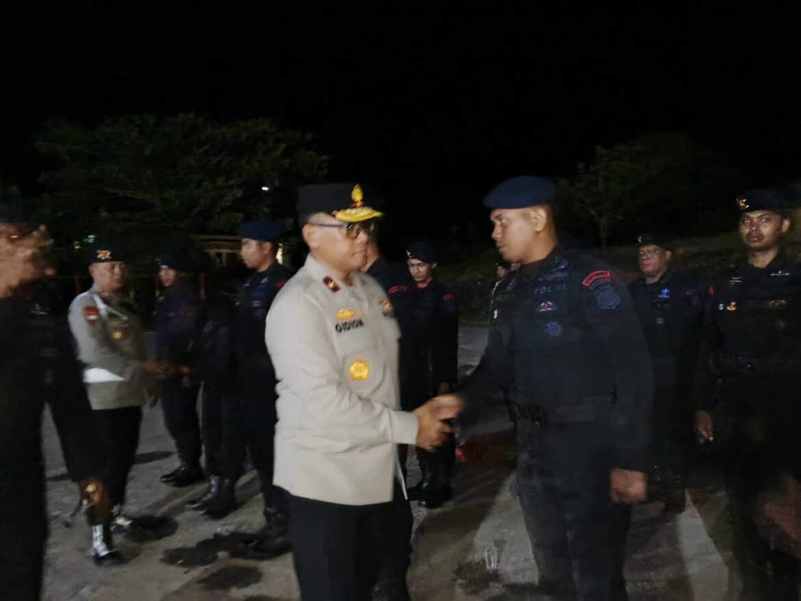 Wakapolda Sultra Tinjau Situasi Kamtibmas di Buton Selatan Pasca Insiden Turnamen Mini Football