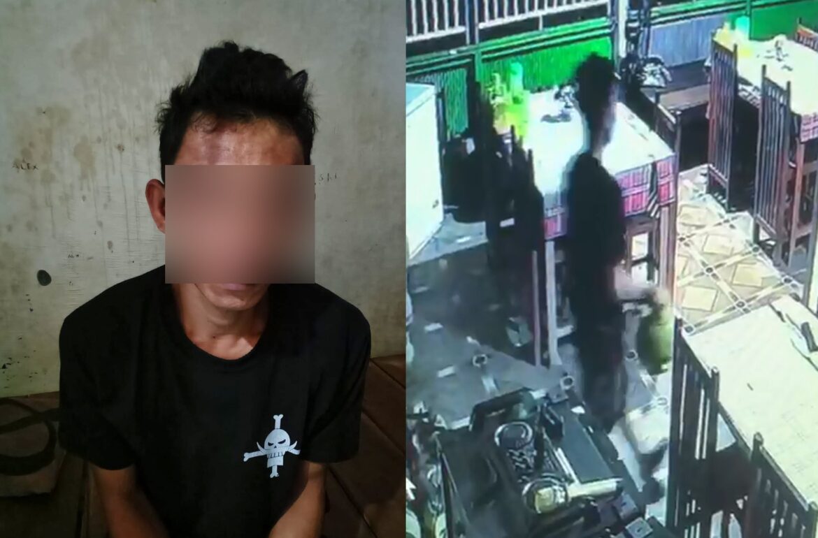 ​Kepergok Warga dan Terekam CCTV, Pencuri Tabung Gas di Barru Berhasil Diringkus