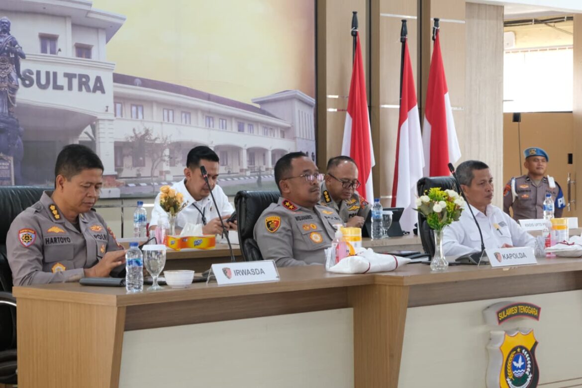 *Polda Sultra Ikuti Launching Direktorat PPA/PPO, Dipimpin Langsung Kapolri Jenderal Listyo Sigit Prabowo*